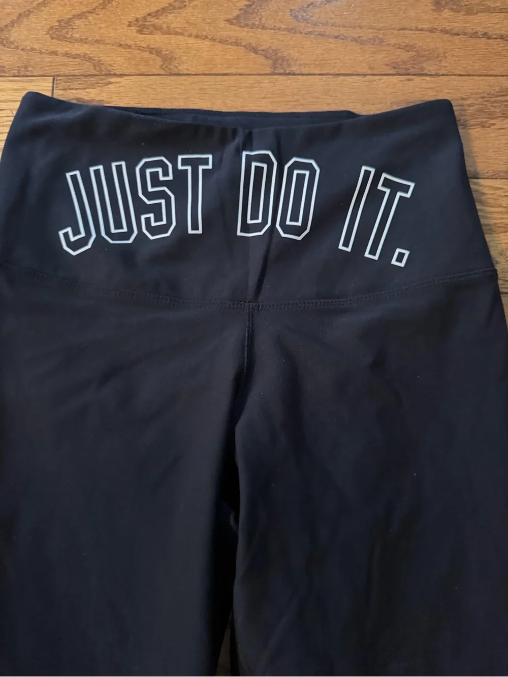 Nike Black Leggings with 'Just Do It.' Logo